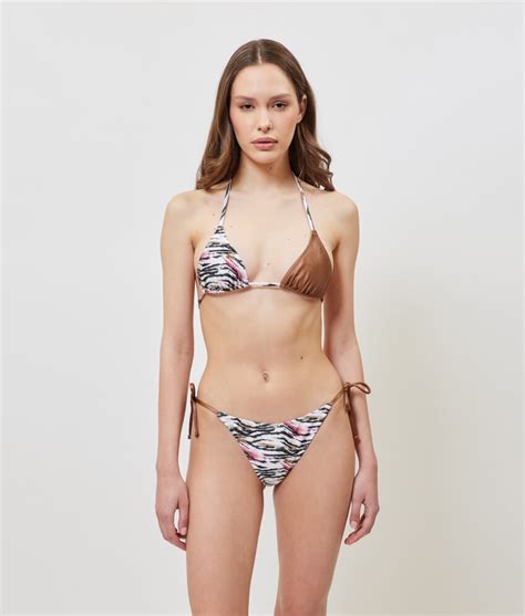 SUNSETGO YARA BIKINI BROWN ZEBRA Muse Boutique