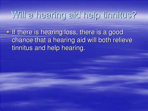 Ppt Tinnitus Powerpoint Presentation Free Download Id 199964