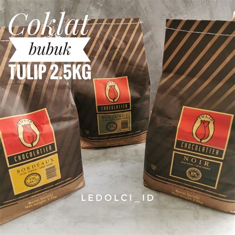 Jual TULIP COKLAT BUBUK COCOA POWDER BORDEAUX BURGUNDY NOIR 2 5 KG 2