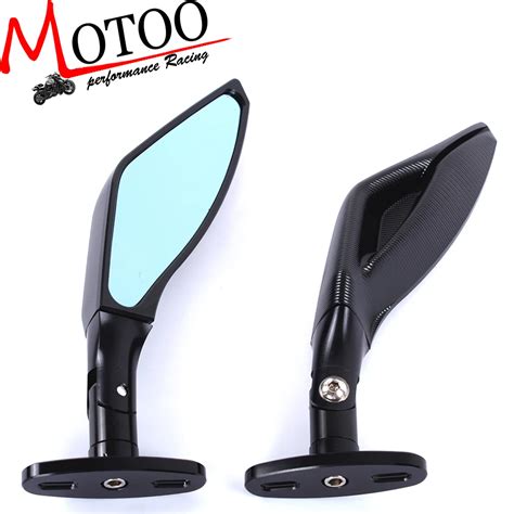 Motoo Free Shipping Full Cnc Aluminum Motorcycle Rearview Mirror For