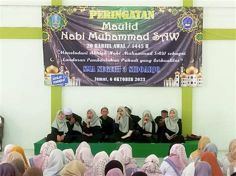 Takbir Kebajikan Sman Sidoarjo Memperingati Maulid Nabi Muhammad Saw