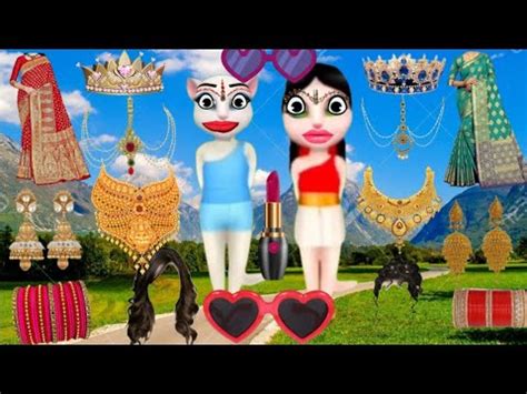 Talking Tom Billi Two Dulhan Ka Funny Makeup Comedy Video Part 19