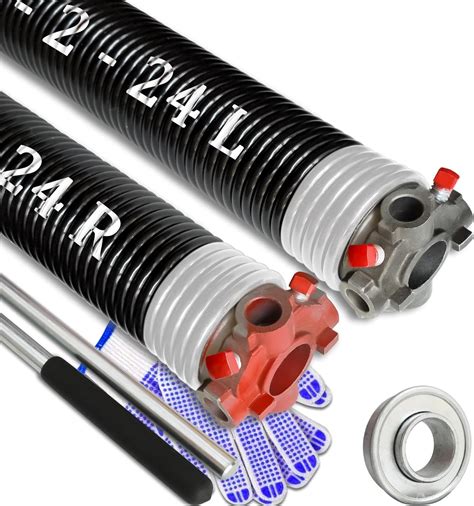 Garage Door Torsion Spring Set Pair Of 2 Electrophoresis Coated Garage Door Spring