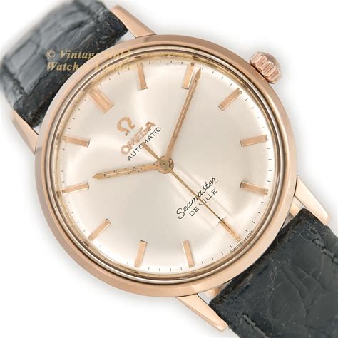 Omega Seamaster De Ville Cal565 18ct Pink Gold C1967 Vintage Gold