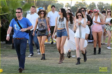 Selena Gomez Flashes Black Bra In Sexy Sheer Dress At Coachella With