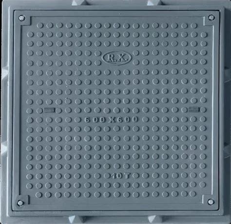 Square Gray Frp Manhole Cover Size 600 X 600 Mm At Rs 2736 In