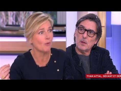 Taisez vous Yvan Attal recadre sèchement Anne Elisabeth Lemoine en