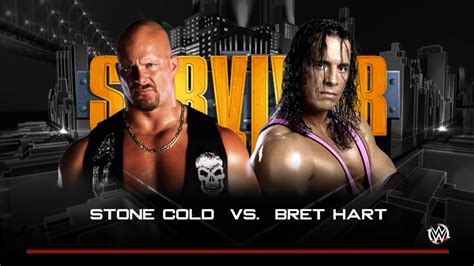 Steve Austin Vs Bret Hart Survivor Series 96 Wwe 2k16 Youtube