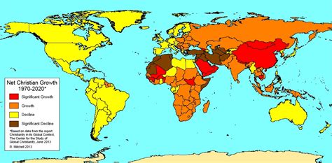 Christianity World Map