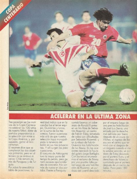 Partidos de la Roja: [19/06/1995] Chile-Paraguay | 0:1