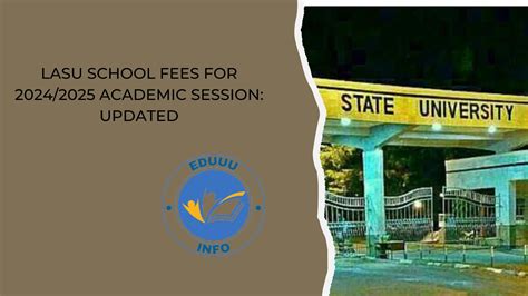 LASU School Fees for 2024/2025 Academic Session: Updated