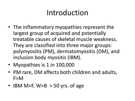 PPT - Understanding Polymyositis and Dermatomyositis: Clinical Insights
