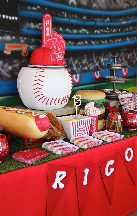 Baseball Birthday Party Ideas | Photo 1 of 34 | Baseball birthday ...