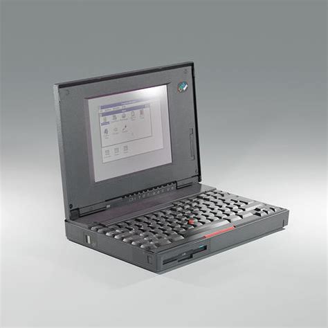 90s Laptop Ibm Thinkpad 360ce 3d Model Rigged Cgtrader