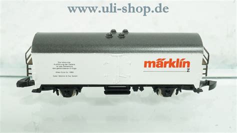 Märklin mini club Z gedeckter Güterwagen Alles Gute für 1986