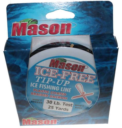 Triple S Sporting Supplies MASON TIP UP LINE 30LB 25YD ICE FREE MFG BT 30