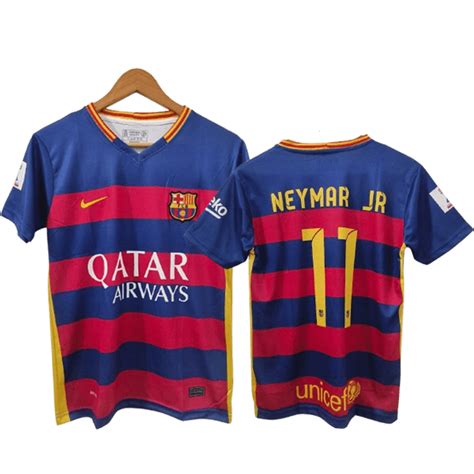 Neymar Barcelona 2015-16 Home Jersey | Retro collection - Cyberried Store