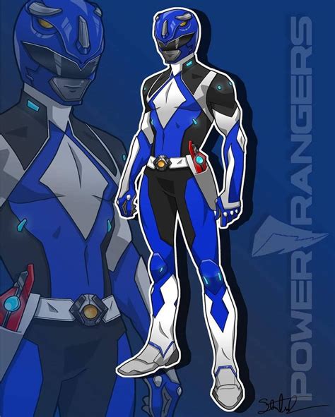 Stephen Gene Vandean On Instagram Blue Ranger Re Design Powerrangers