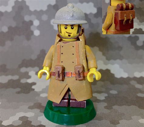 Custom Lego Ww2 French Soldier Another Figure This Time Flickr