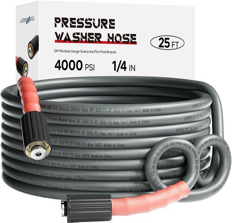 Amazon Heliwoo Flexible Pressure Washer Hose Ft X Pressure