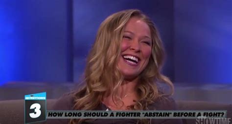 Ufc Babe Ronda Rousey Has As Much Sex As Possible Before A Fight