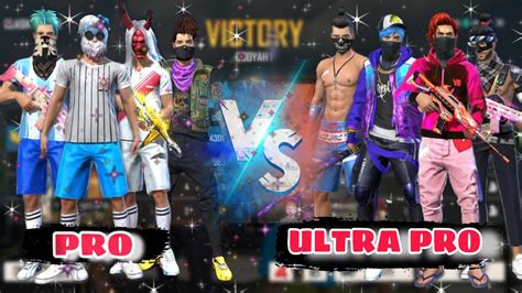 Pro Vs Ultra Pro Clasic Squad Custom Room Challenge Op Gameplay