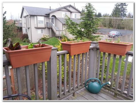 Flower Boxes For Deck Railing Plans - Decks : Home Decorating Ideas # ...