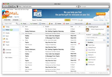 users  fleeing aol redesigns mail