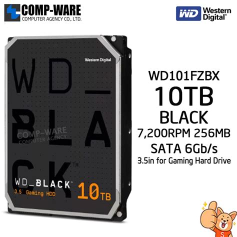 WD Black 10TB Performance Desktop Hard Disk Drive - 7200RPM SATA 6 Gb/s ...