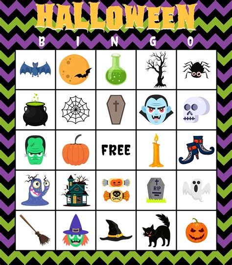 Free Halloween Printables Bingo