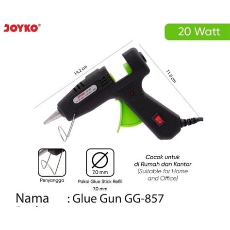 Jual Mesin Hot Melt Glue Gun Joyko GG 857 1pcs Shopee Indonesia