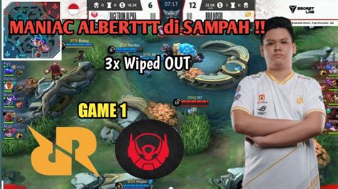 RRQ Vs BTR Game 1 Roger Albertt Mengamuk BTR Ttp Jadi Kelinci