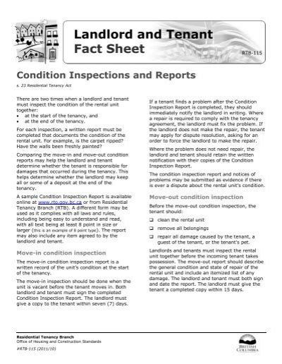 Fact Sheet Rtb Residential Tenancy Office