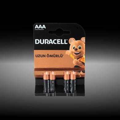 Duracell Alkalin AAA İnce Kalem Pil 4 lü Paket LR03 MN2400