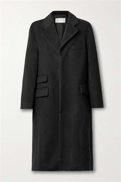 Saint Laurent Wool Felt Coat Net A Porter