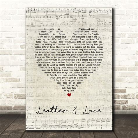 Leather And Lace Song Lyrics