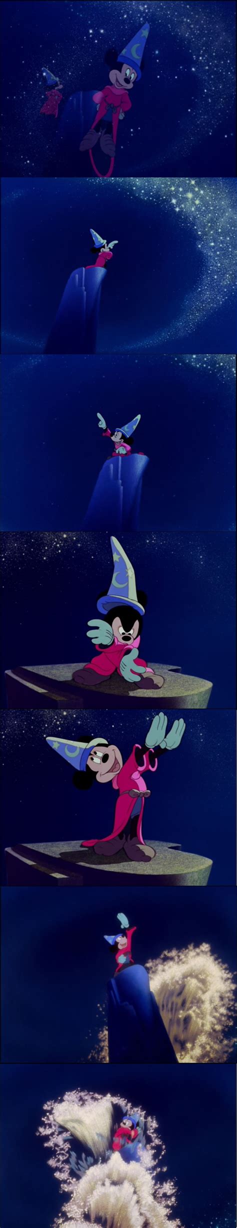 Mickey Dreams With Being A Sorcerer In The Sorcerer S Apprentice