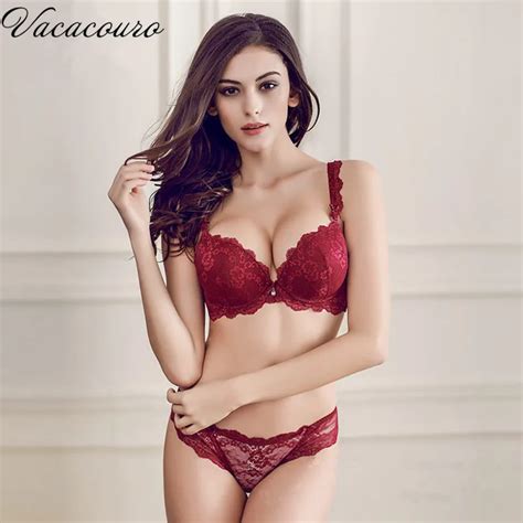 New Sexy Underwear Women Bra Set Luxury Full Lace Lingerie Set