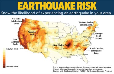 Map Of Us Earthquake Fault Lines Amargo Marquita