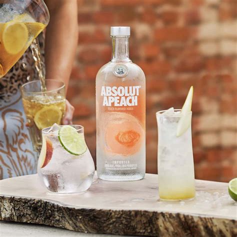 Absolut Apeach Vodka 700ml Peach Flavoured Vodka Secret Bottle