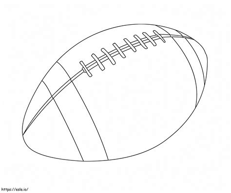 Rugby Ball coloring page