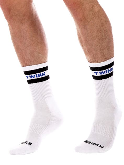 Fetish Half Socks Twink Blanco Moda Gay Fetiche En Poppers Shop