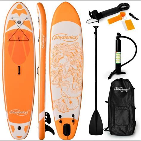 Physionics Stand Up Paddle Board Gonflable X X Cm Pagaie