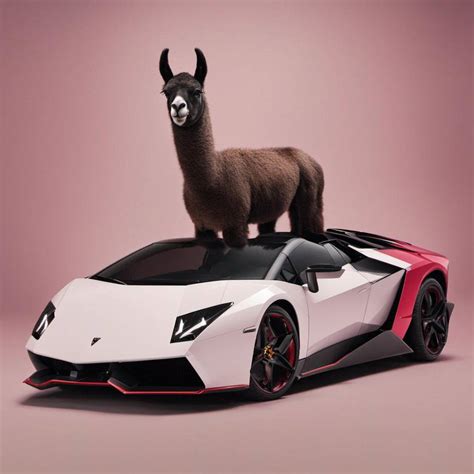 Llama In A Lambo (DreamUp Creation) by NCplayz09 on DeviantArt