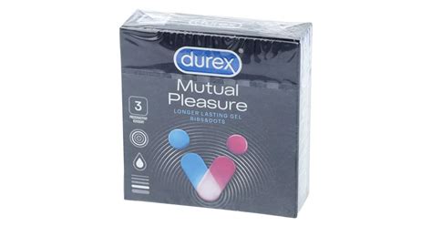 Durex Mutual Pleasure Pr Kowane Prezerwatywy Lateksowe