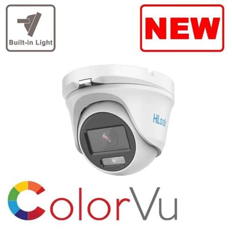 Camara Hilook Domo Mp Color Vu Wdr Luz Blanca M