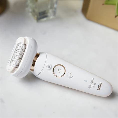 Epilator BRAUN Silk-epil 9 Flex 9001, 40 pensete, 2 viteze, Wet&Dry ...