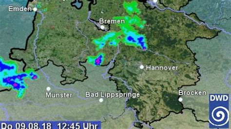 Unwetter in Niedersachsen und Bremen erwartet Tornados möglich