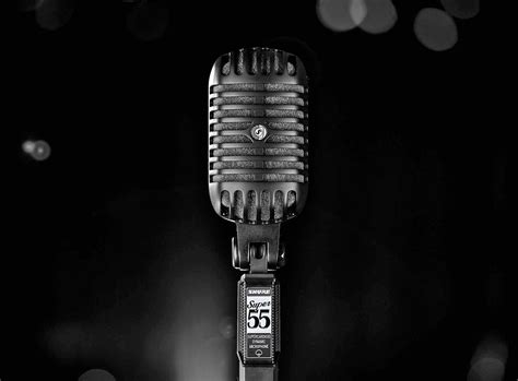 Shure Releases Super 55 Blk Deluxe Vocal Microphone Pitch Black Edition