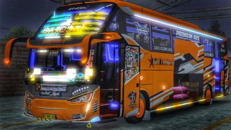 OBB BUSSID TERBARU V4 2 SPESIAL XHD SJM TRANS FULL STROBO NEW ACC